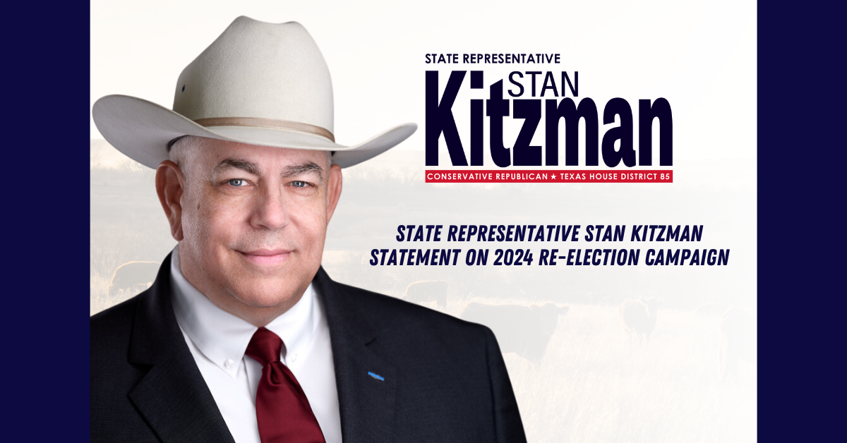 Stan Kitzman News - Re-Election 2024